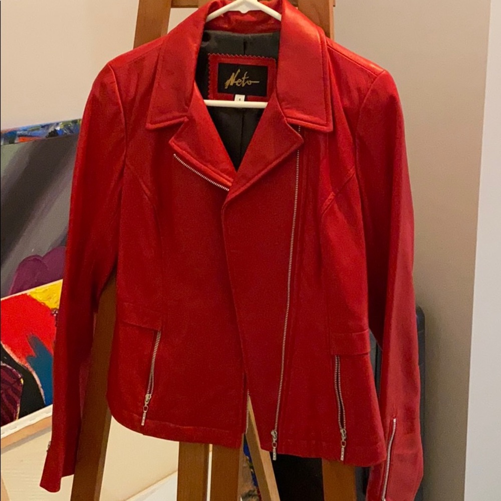 Leather jacket